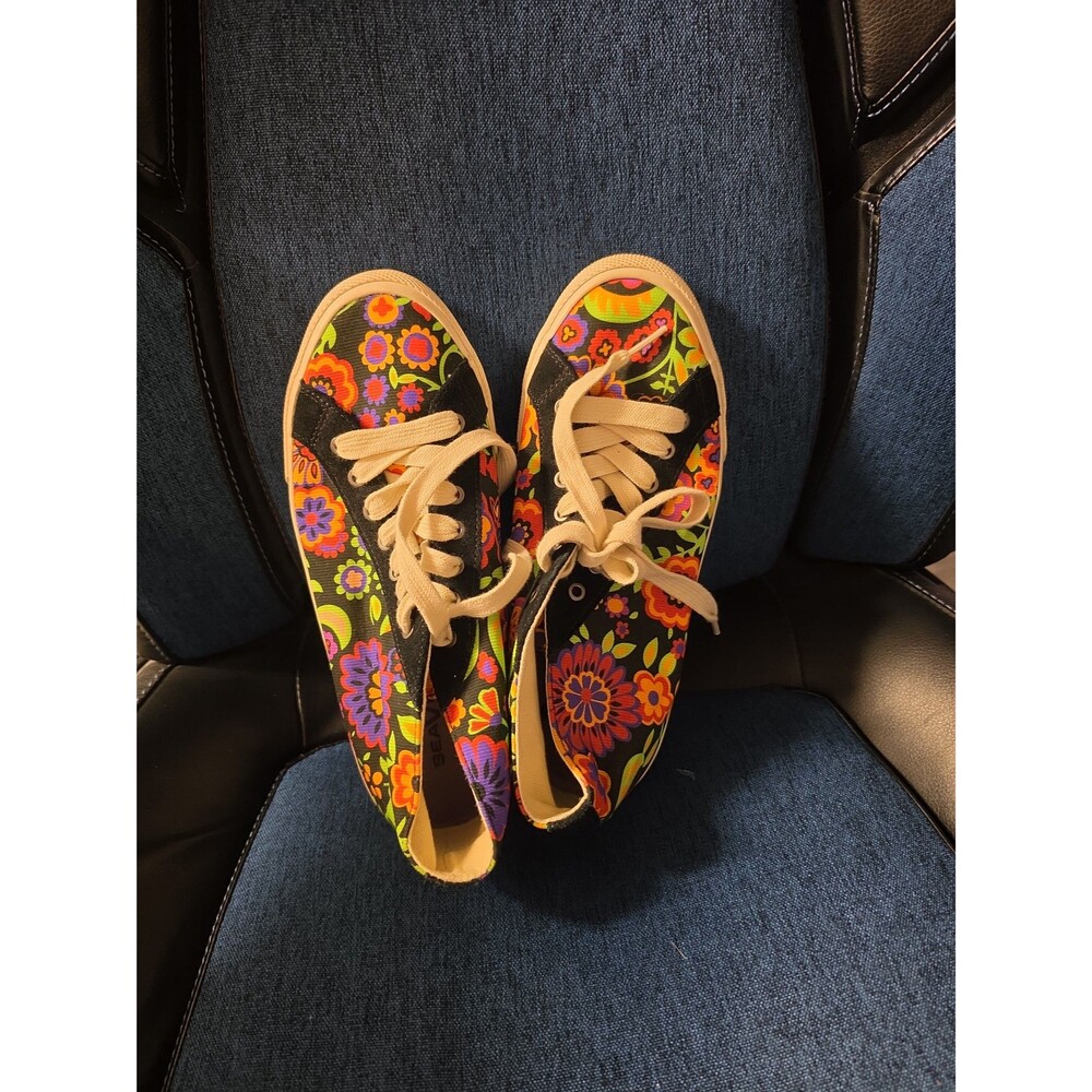 SeaVees California Special Liberty Floral High Top Sneakers Sz 8.5